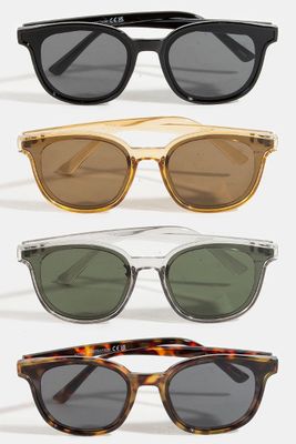 Translucent Frame Sunglasses