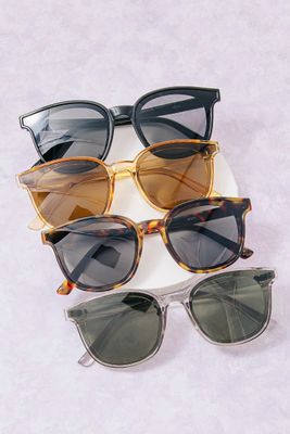 Translucent Frame Sunglasses