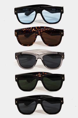 Thick Arm Square Sunglasses