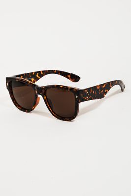 Thick Arm Square Sunglasses