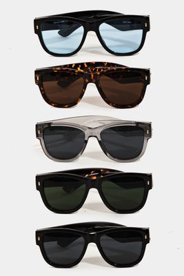 Thick Arm Square Sunglasses
