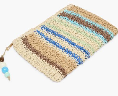 Astra Raffia Clutch