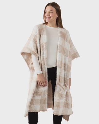 Cozy Wearable Throw Robe