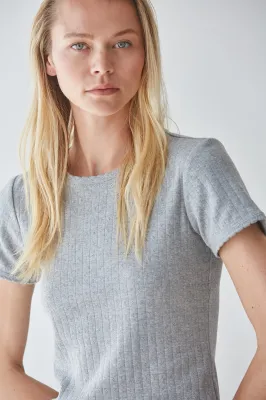 Pointelle Tee