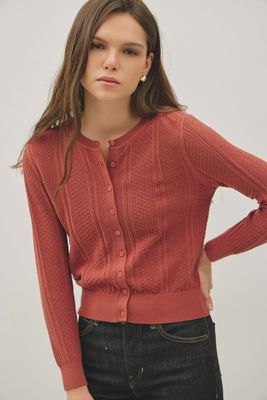 Poppy Pointelle Cardigan