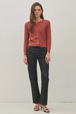 Poppy Pointelle Cardigan