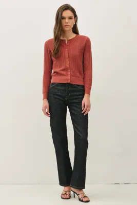 Poppy Pointelle Cardigan