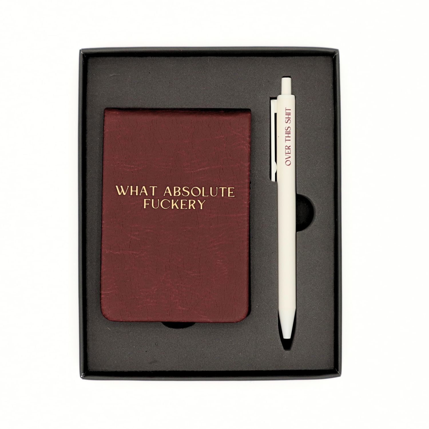 Pocket Journal &amp; Pen Box Set What Absolute Fuckery