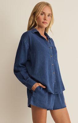 The Perfect Twill Button Up