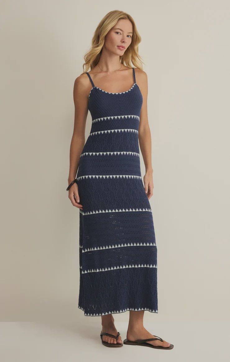 Catamaran Striped Maxi Dress