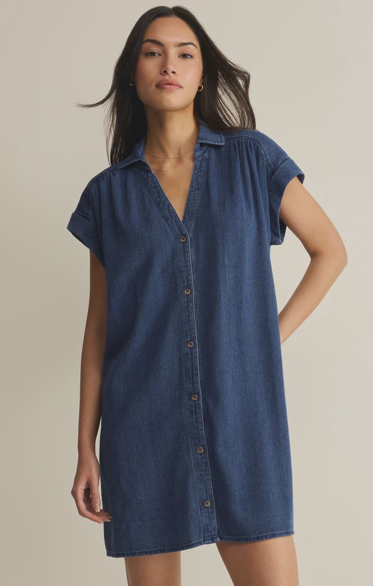 Shellbound Twill Dress