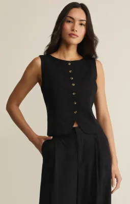 Roman Linen Vest
