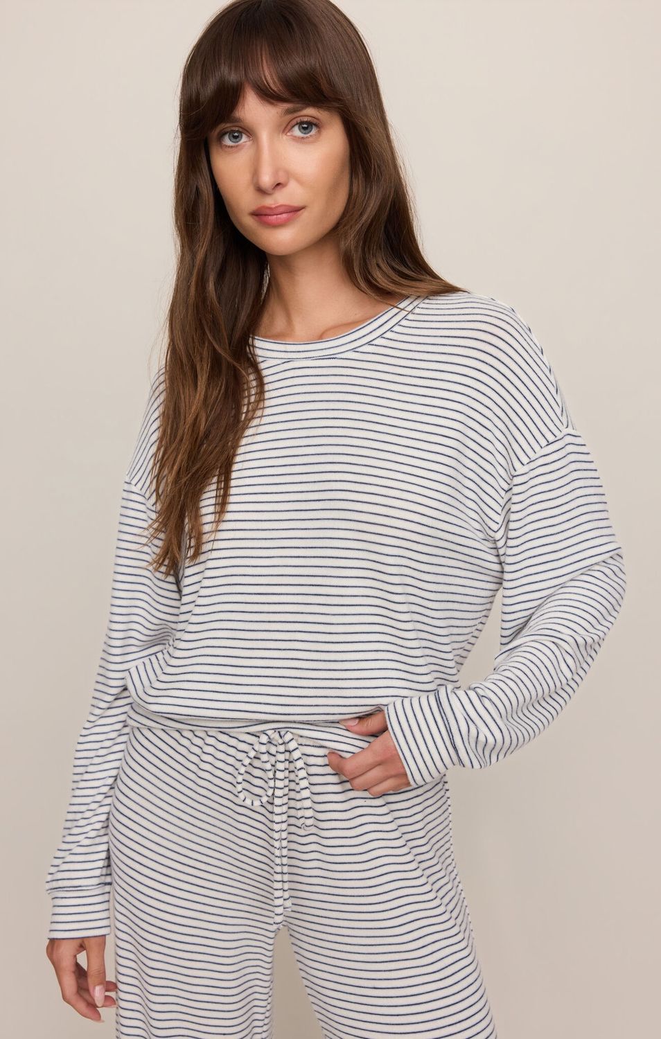 Classic Stripe LS Top