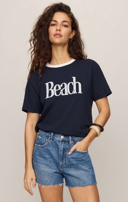 Beach Contrast Boyfriend Tee