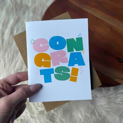 "CONGRATS!" Card