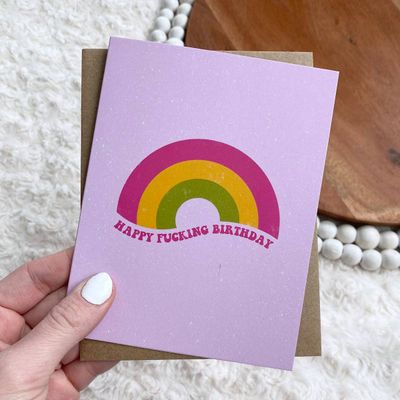 "Happy F***ing Birthday" Card