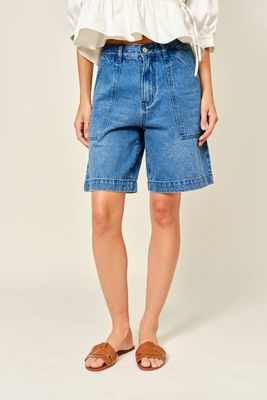 A. Line Bermuda Shorts
