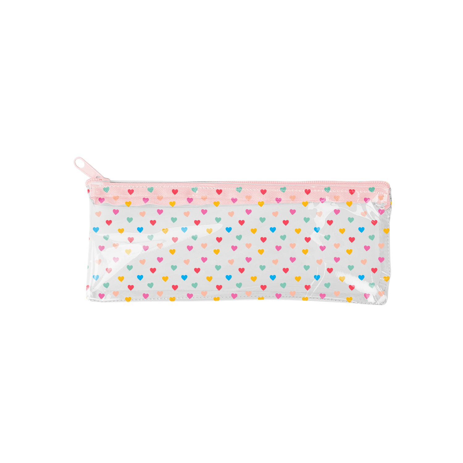 Tiny Hearts Vinyl Pixie Pouch