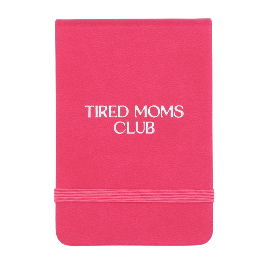 Leatherette Pocket Journal Tired Moms Club