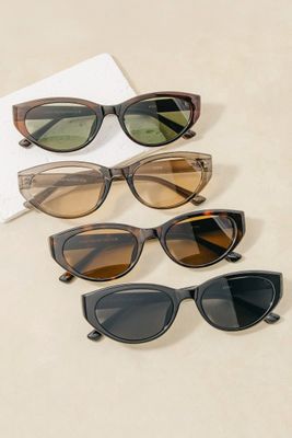 Oval Frame Sunglasses