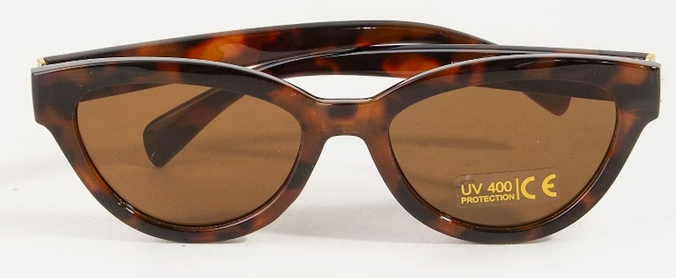 Tortoise Frame Sunglasses, Color: Brown