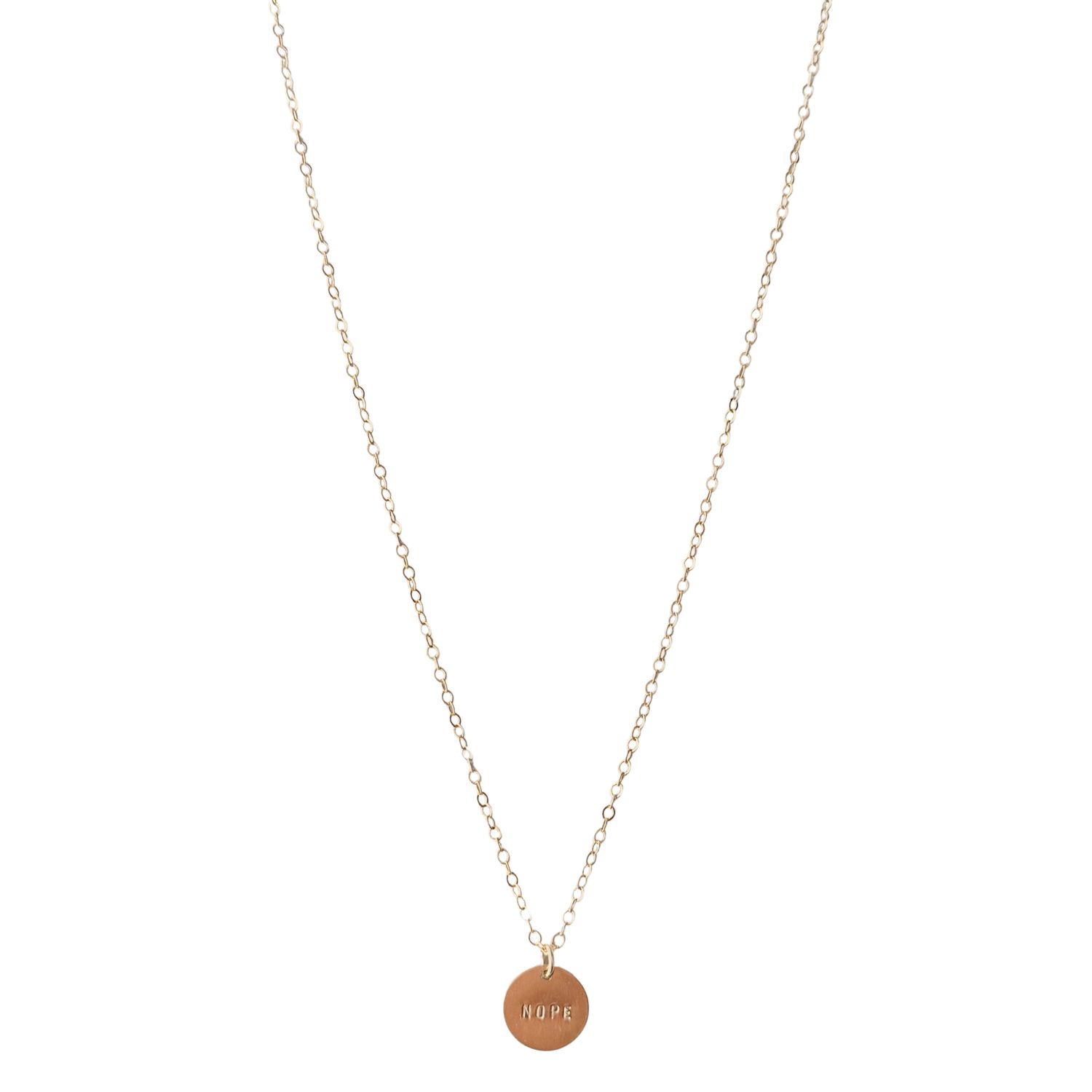 Circle Charm Necklace