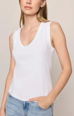 Ellie Rib V-Neck Tank