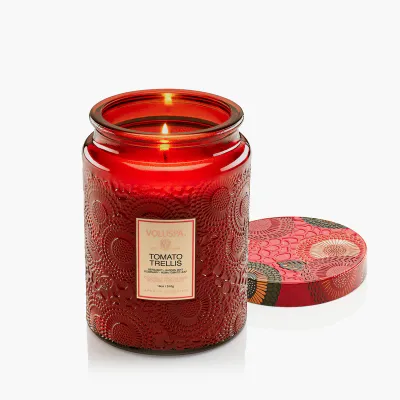 Tomato Trellis Large Jar Candle
