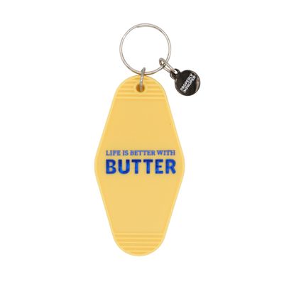 Better With Butter Keychain