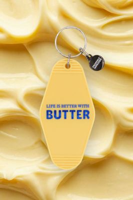 Better With Butter Keychain