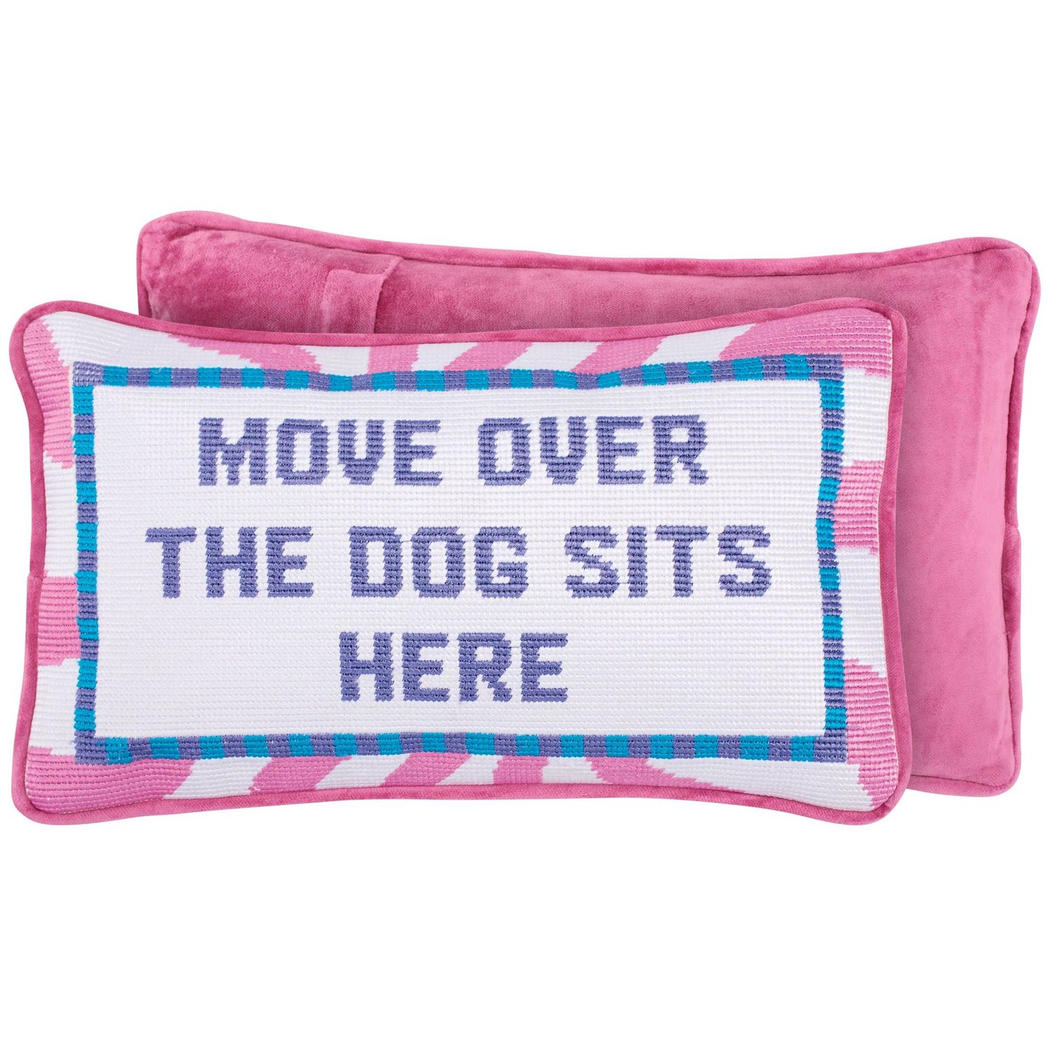 Dog Sits Here Pillow