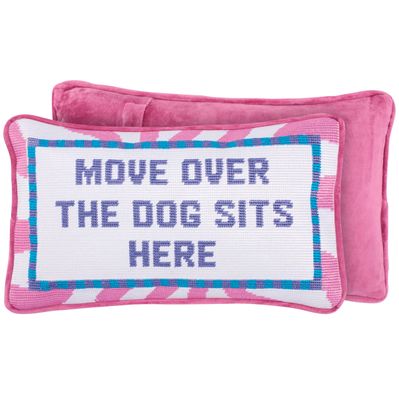 Dog Sits Here Pillow