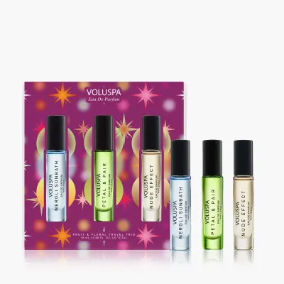 Holiday Fruit &amp; Floral Travel Trio