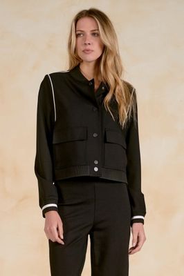 Contrast Bomber Jacket