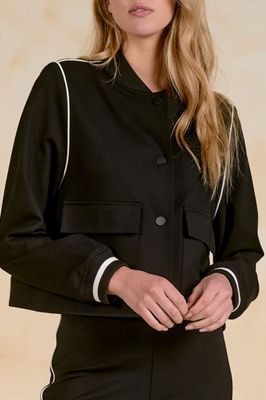 Contrast Bomber Jacket