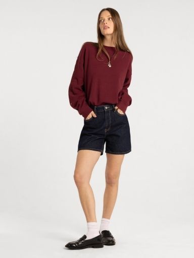 Marietta Top, Colour: Zinfandel, Size: Extra Small
