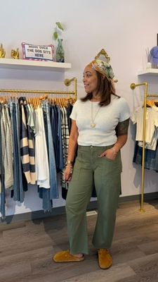 BNA  Soft Curve Barrel Pants