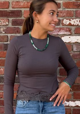 Lacey Rib Top