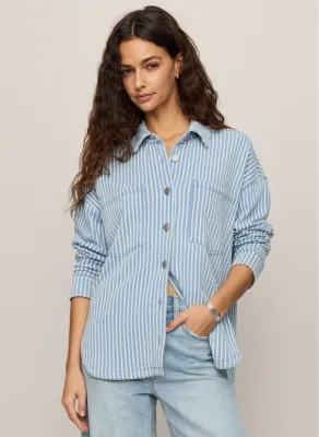 All Day Knit Stripe Jacket