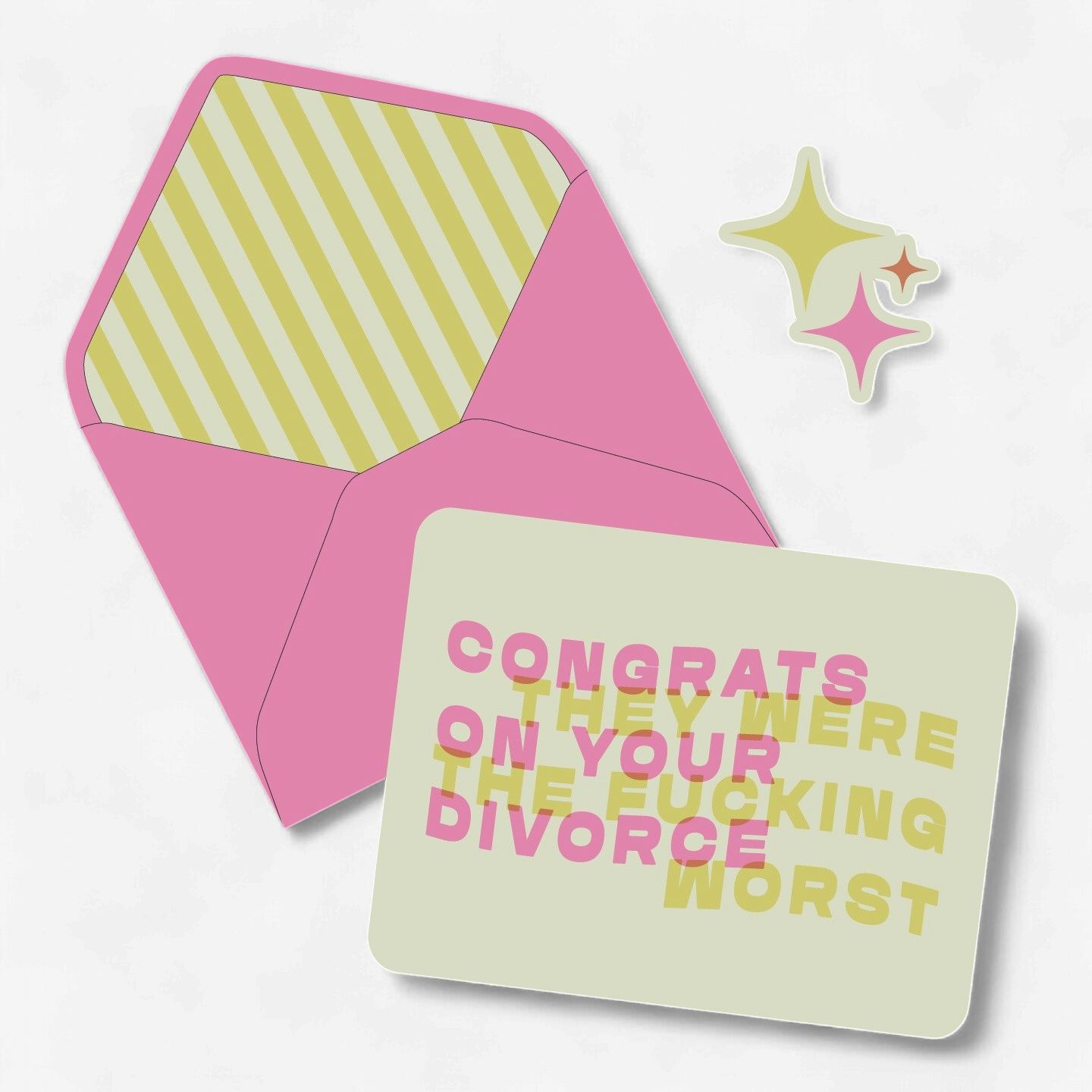 Divorce Greeting Card