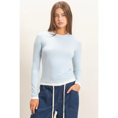 Layered Effect Long Sleeve