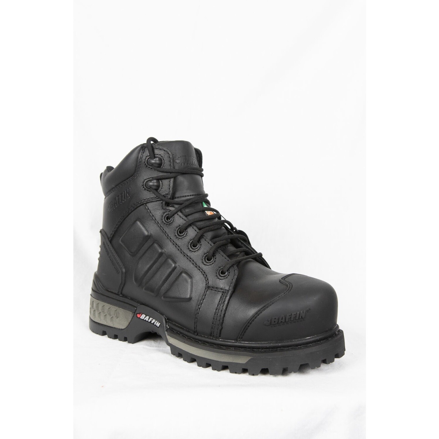 Baffin Monster 6&quot; Safety Toe &amp; Plate, Colour: Black, Size: 8