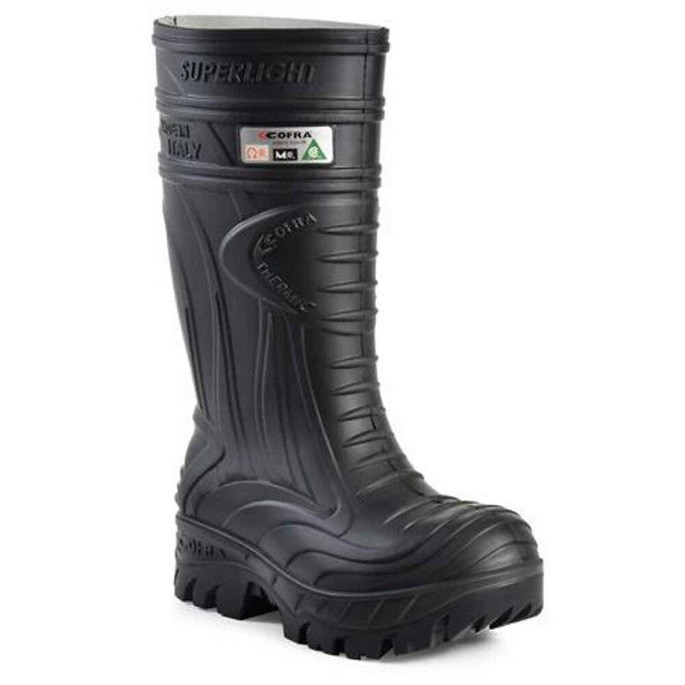 Cofra, Thermic Insulated PU Work Boots - Metatarsal Protection, Size: 7, Colour: Black