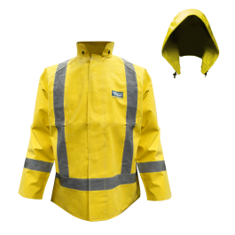 MINER 49ER Chemical Resistant Mining Jacket, Size: XL