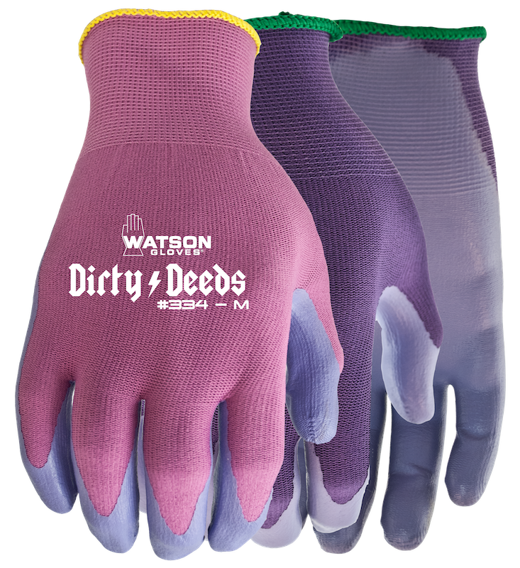 Women&#39;s Nitrile Dipped Gloves - Dirty Deeds