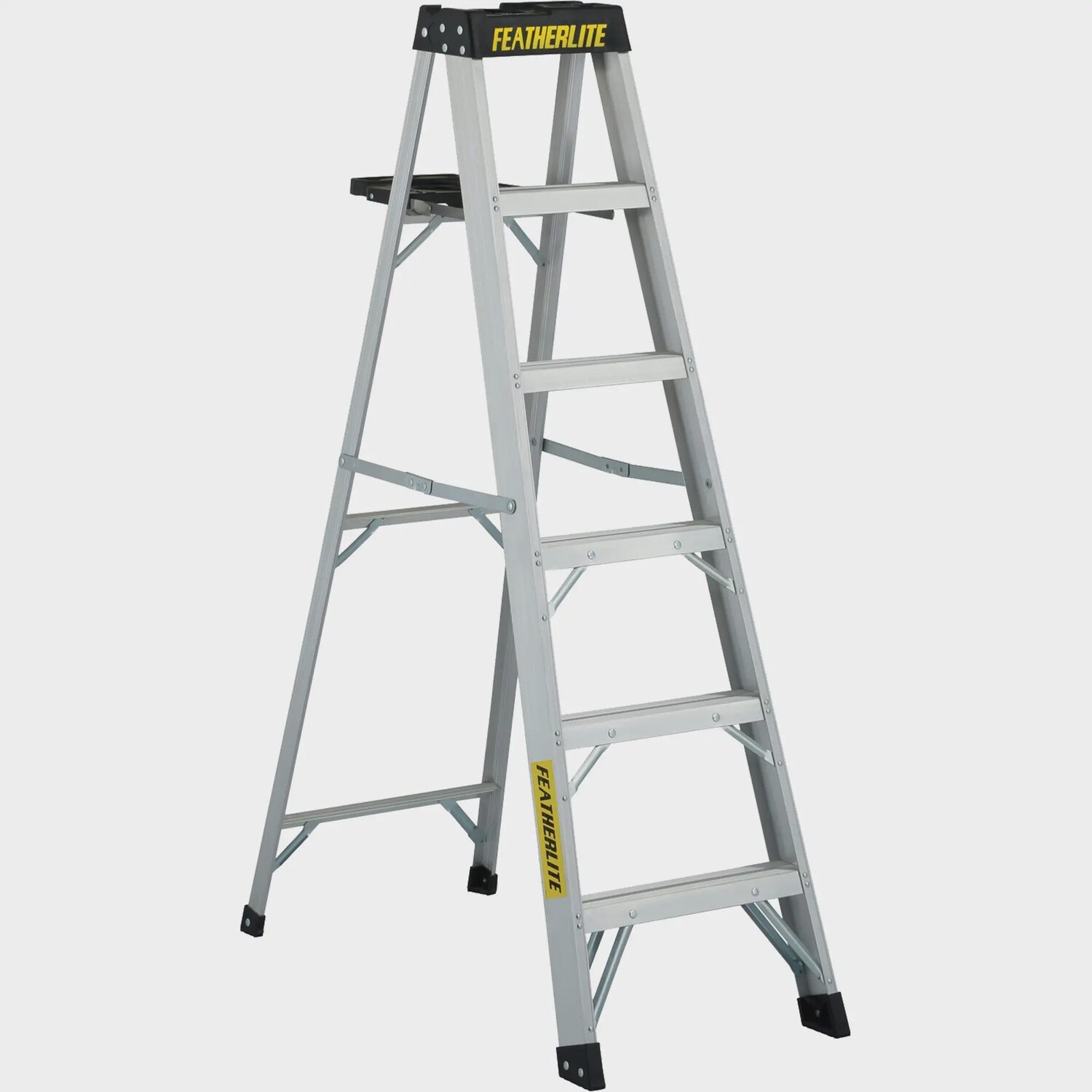 6 ALUMINUM EXTRA HEAVY DUTY STEPLADDER GR1A (300 LBS)