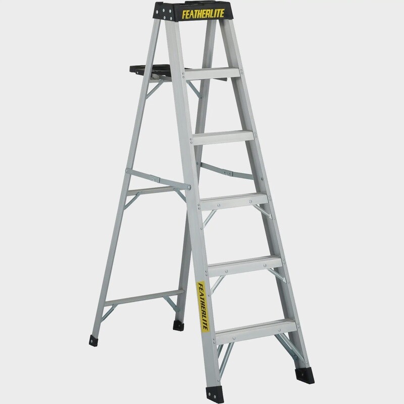 SCN-VC243 6 ALUMINUM EXTRA HEAVY DUTY STEPLADDER GR1A (300 LBS)