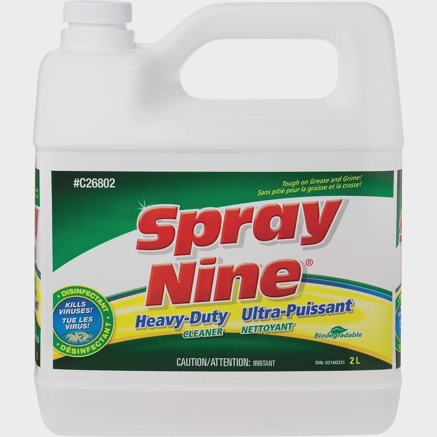 CLEANER, HEAVY DUTY SPRAY NINE, JUG 2L