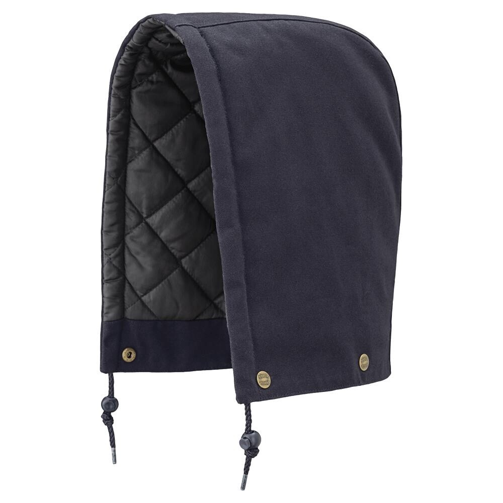 HOOD FOR NAVY QUILTED COTTON DUCK SAFETY PARKA &amp; COVERALL