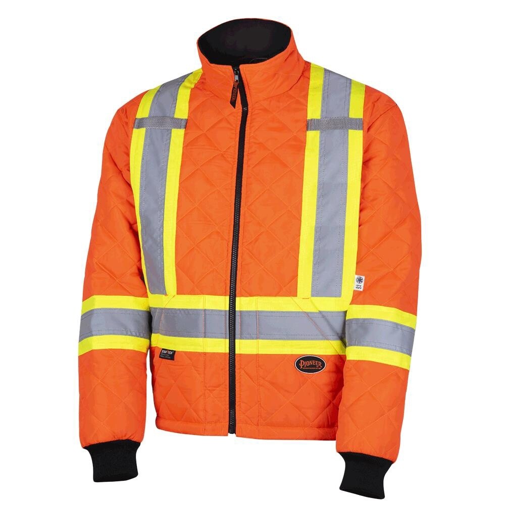 HI-VIZ FREEZER JACKET ORANGE, Size: 2XL